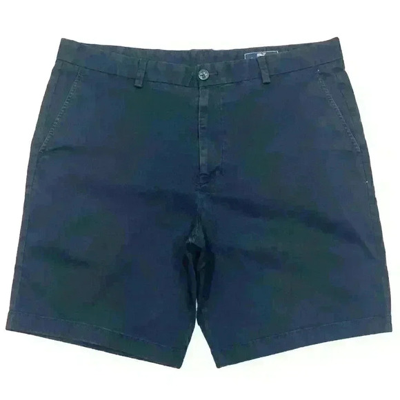 Vineyard Vines 9" Inseam Stretch Breaker Navy Chino Shorts Mens Sz 36 Gorpcore - Picture 1 of 10